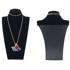 Bust expunere bijuterii - Catifea Neagra - BU2981-M