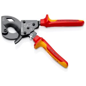 Foarfeca pentru cabluri cu clichet izolata 1000V Knipex 95 36 250 / 4003773026884
