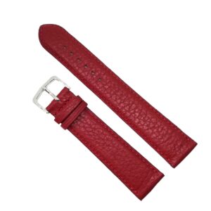 Curea de ceas din piele naturala Rosie - 20mm