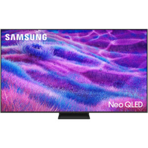Televizor LED Samsung Smart TV Neo QLED QE65QN80F Seria QN80F 163cm argintiu-negru 4K UHD HDR