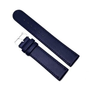 Curea Ceas „Deep Navy Comfort” C3064 – Piele Naturală Hipoalergenică, Albastru Închis (12mm - 22mm)
