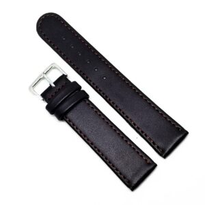 Curea Ceas „Chestnut Comfort” C3065 – Piele Naturală Hipoalergenică, Maro Clasic (8mm - 22mm)