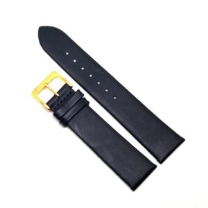 Curea Ceas „Pure Onyx” 6L1N – Piele Naturală Neagră (12mm - 22mm)