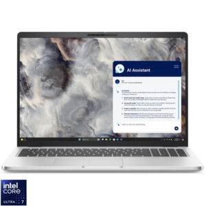 Laptop DELL 16'' Pro 16 Plus PB16250, FHD+, Procesor Intel® Core™ Ultra 7 255U (12M Cache, up to 5.20 GHz), 16GB DDR5, 512GB SSD, Intel Graphics, Win 11 Pro, 3Yr ProSupport