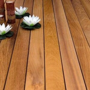 Deck Iroko neted  KD  20x90x1850-4550 mm  RW-D-IRK-90L