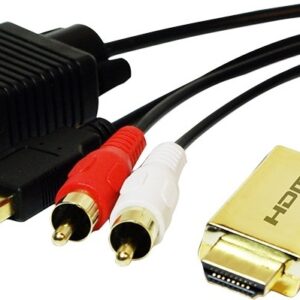 Adaptor Logilink HDMI - VGA + audio (T/T), alimentare USB, lungime cablu 2m (CV0052A)