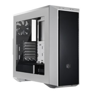 CARCASA COOLER MASTER. MasterBox 5, window version, mid-tower, ATX,  2* 120mm fan (incluse), I/O panel, white 'MCX-B5S2-WWNN-01'