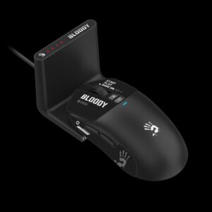 Mouse A4Tech, gaming, BLOODY  WAVELINK FULL ,SPEED DUAL MODE WIRELESS  USB BLACK , "R72UltraDuo BLACK ", (timbru verde 0.18 lei) 4711421 000970