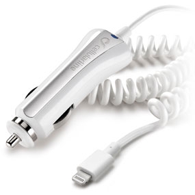 Alimentator auto iPhone 5, White (CBRMFIIPH5W)