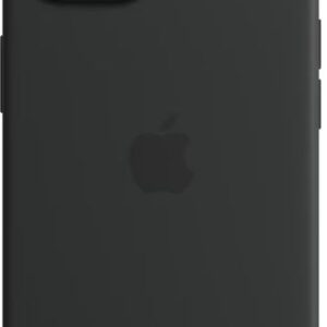 Apple Protectie pentru spate, material silicon, cu MagSafe pentru iPhone 15 Plus, culoare Black