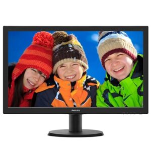 MONITOR PHILIPS 23.6' LED, 1920x1080, 8ms, 250cd/mp, vga+dvi, boxe (243V5QHABA/00)