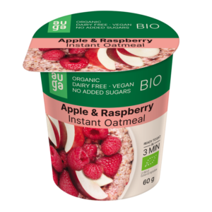 Ovaz integral BIO cu Mar si Zmeura 60G Auga