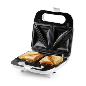 Aparat de sandwich 3 in 1 Domo DO1090C cu placi interschimbabile, pentru pregatire sandwich, grill sau waffe, 750 W