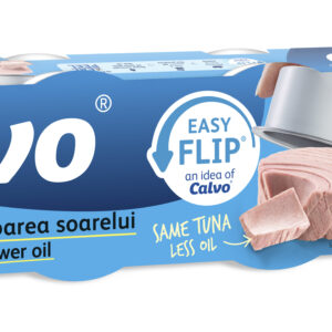 Ton In Ulei de Floarea Soarelui Easy Flip Calvo 4*65g
