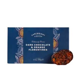 Florentine cu Ciocolata Neagra si Portocala 100g Cartwright & Butler