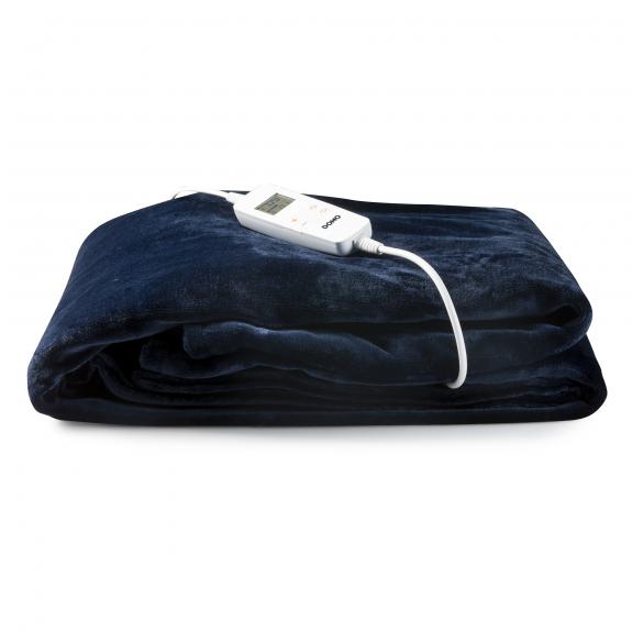 Patura electrica 180 x 130 cm Domo DO637ED, 160 W, 10 nivele de setare a temperaturii