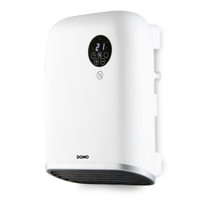 Aeroterma electrica smart Domo DO7357F, montare pe perete, IP24, 2000W, Wi-Fi Tuia