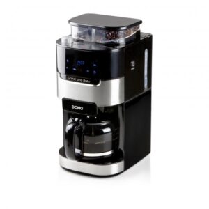 Cafetiera cu rasnita incorporata Domo DO721K, 900W, 1.5L, LCD