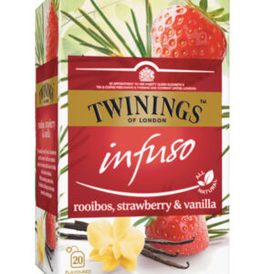 Ceai Pentru Infuzie Cu Rooibos Capsuni Si Vanilie Twinings 20x2g