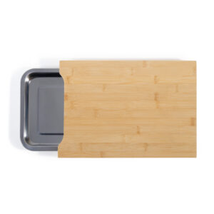 Tocator de lemn cu tava din inox Livoo MES140