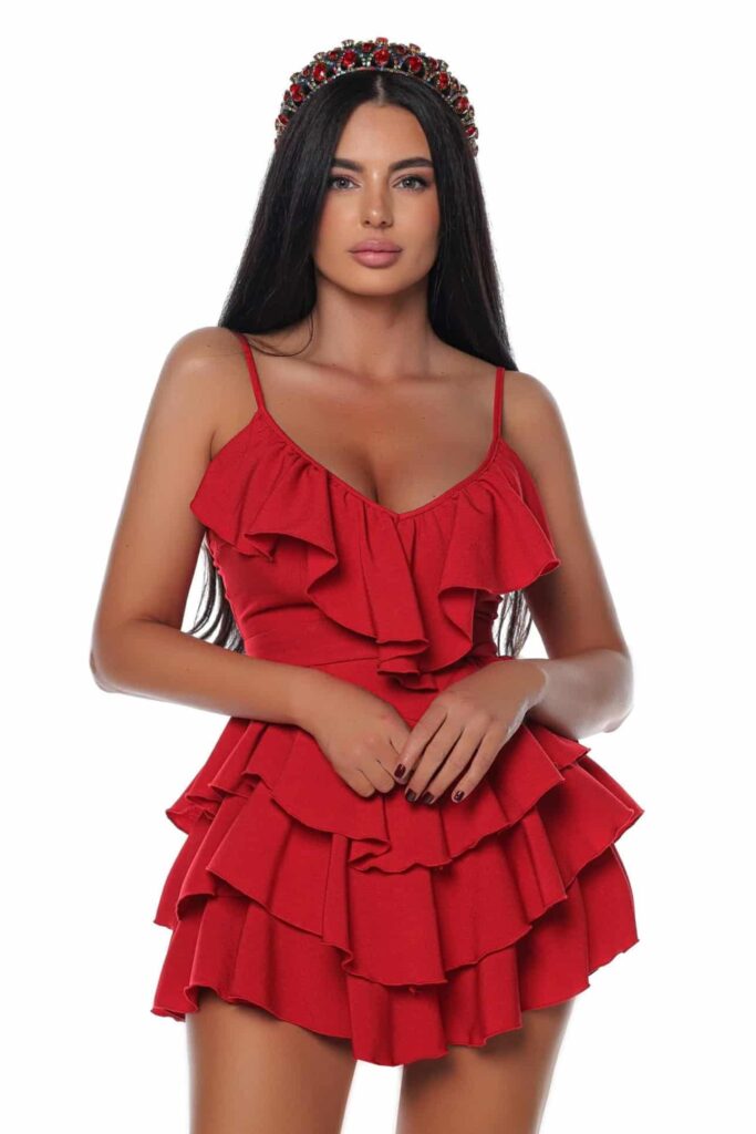 Red Russian Dress