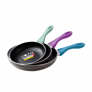 Set 3 Tigai aluminiu Livoo MEP101, acoperire ILAG , diametru 20, 24 si 28 cm