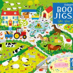 Set Puzzle si Carte - On the Farm Usborne Books