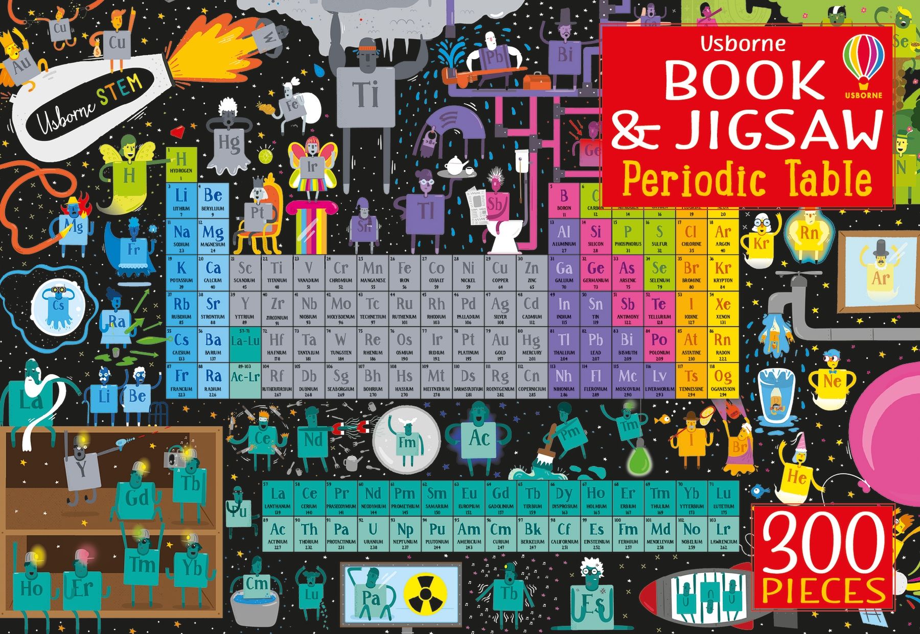 Set Puzzle si Carte - Periodic Table Usborne Books