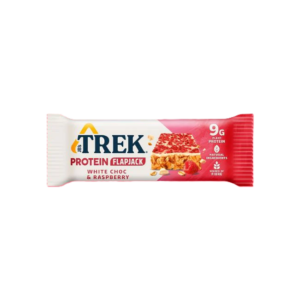 Baton Proteic cu Ciocolata Alba si Zmeura 50G Trek