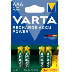 Varta acumulator 1000mA Ni-MH AAA (R3), set de 4, A0115399