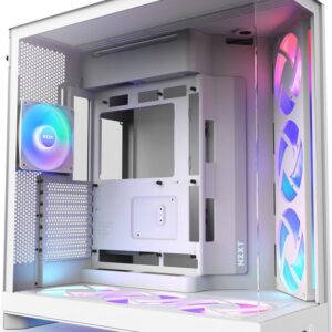 Carcasa NZXT H9 Flow RGB+, White