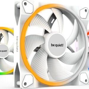 Ventilator be quiet! LIGHT WINGS White RGB 140mm PWM Three Fan Pack