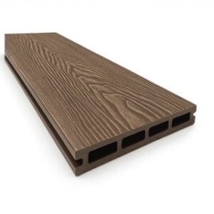 Placa deck terasa WPC 3D tip pardoseala/dusumea WPC 145×25 mm maro lemn 60-100