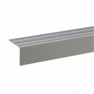 Profil aluminiu pentru treapta cu surub S45 Argintiu 20x25mm 1 m