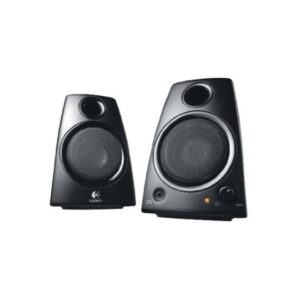 BOXE Logitech 2.0 'Z130', RMS power: 5 W (2.5W x 2), Black '980-000418' (include timbru verde 1 leu)