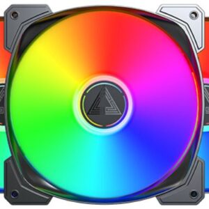 Ventilator Montech HP140 ARGB PWM Black Three Fan Pack