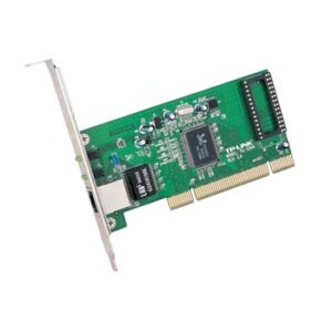 Placa de retea PCI 32-biti, rata de transfer 10/100/1000Mbps, wired cu port de retea RJ-45 si un slot Bootrom, standarde iEEE 802.3/u/ab/3x/1q/1p, cu LED-uri, TP-LINK (TG-3269)