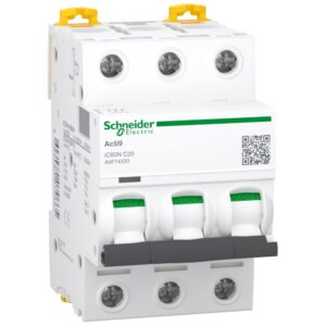 Siguranta automata Acti9 Ic60N 3P, 20A, curba C Schneider A9F74320