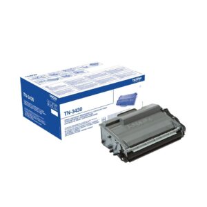 Toner Original Brother Black, TN3430, pentru DCP-L5500DN, DCP-L6600DW, HL-L5000D, HL-L5100DN, HL-L5200DW, HL-L6250DN, HL-L6300DW, HL-L6400DW, MFC-L5700DN, MFC-L5750DW, MFC-L6800DW, MFC-L6900DW, 3K, "TN3430"
