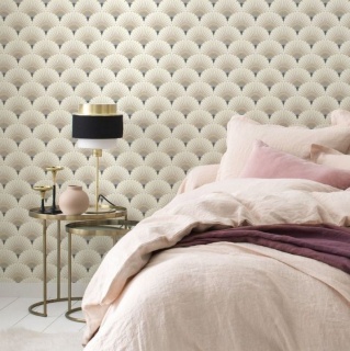 Tapet superlavabil Rasch model geometric coada de paun cod 637649