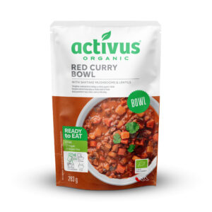 Curry Rosu cu Ciuperci Shiitake si Linte 283g Activus