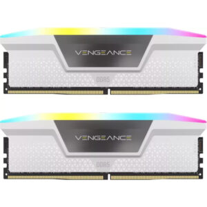 Memorie Corsair Vengeance RGB White 32GB DDR5 6000MHz CL36 Dual Channel Kit