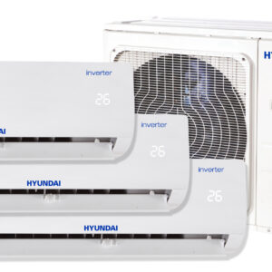 Pachet 3 camere Aer conditionat multi-split Hyundai M 2 x 9000 BTU + 18000 BTU Inverter kit Wi-Fi inclus 2 x HSAFAU-09HRDN + HSAFCU-18HRFN + H3OE-27HFN8-Q