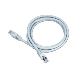 Cablu UTP Patch cord cat. 6, conectori 2x 8P8C, lungime cablu: 5m, bulk, Alb, GEMBIRD (PP6-5M)