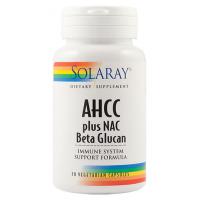 AHCC plus NAC si beta glucan 30cps SOLARAY