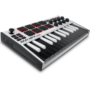 AKAI MPK Mini MK3 Tastatură de control Pad Controler MIDI USB Negru, Alb