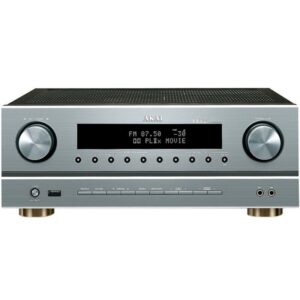 Amplificator Akai AS005RA-750B, 375W RMS, Argintiu