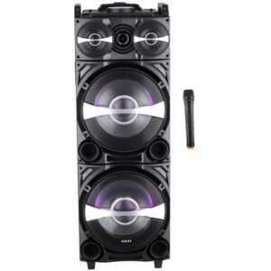 Boxa portabila Akai DJ-222 cu Bluetooth, Efect DJ, Trolley
