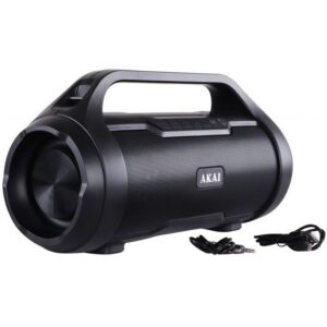 Boxa portabila AKAI ABTS-50, Bluetooth, rezistenta la apa, Radio FM, USB, SD card