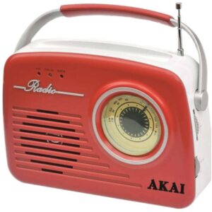 Radio Akai APR-11R, USB, SD card, Rosu